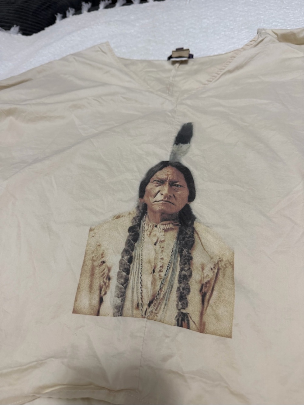 Eien USA Sitting Bull Asymmetric Blouse Women’s Size 1XL - Picture 5 of 10